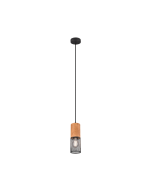 Tosh Μοντέρνο Κρεμαστό Φωτιστικό Μονόφωτο με Ντουί E27 σε Καφέ Χρώμα Trio Lighting 304300132