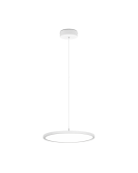 Tray Μοντέρνο Κρεμαστό Φωτιστικό με Ενσωματωμένο LED σε Λευκό Χρώμα Trio Lighting 340910131