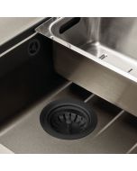 Βαλβίδα Νεροχύτη με Υπερχείλιση 3 1/2'', Black Matt  670-400