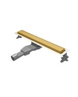 Επιδαπέδιο Κανάλι Ντουζιέρας 60cm, CORA Inox PVD Brushed Gold  82060-211