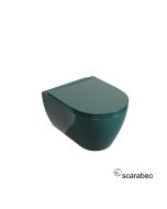 Λεκάνη Κρεμαστή GLAM/50,5 Twist με κάλυμμα Slim Soft Close, Scarabeo Musk Glossy  520100SC-900G