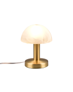 Fynn II Πορτατίφ με Λευκό Καπέλο και Χρυσή Βάση Trio Lighting 599100108