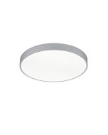 Waco Μοντέρνα Μεταλλική Πλαφονιέρα Οροφής με Ενσωματωμένο LED σε Γκρι χρώμα 49cm Trio Lighting 627415087
