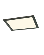 Phoenix Μοντέρνα Μεταλλική Πλαφονιέρα Οροφής με Ενσωματωμένο LED σε Μαύρο χρώμα 30cm Trio Lighting 674013032