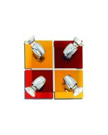 GU1094J-4R COLOURS SPOT SQUARE A2 HOMELIGHTING 77-1042