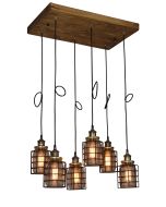 HL-2248JG-6P OKDA  PENDANT HOMELIGHTING 77-3072