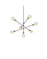 SE 136-7 CODY PENDANT BLACK & BRUSHED BRASS Δ4 HOMELIGHTING 77-3534