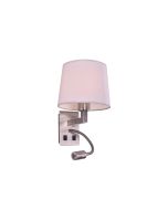 ARB-237-2A DONA WALL LAMP NICKEL MAT B3 HOMELIGHTING 77-3587