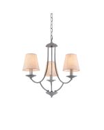 C119-3 ETNA PENDANT LAMP GREY PATINA&WHITE SHADE 1E1 HOMELIGHTING 77-3661