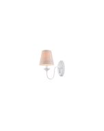 C111-1 ORION WALL LAMP WHITE & WHITE SHADE 1E1 HOMELIGHTING 77-3672