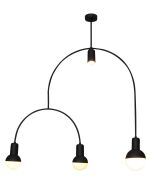 HL-3523-4 CHRISTOPHER BLACK PENDANT HOMELIGHTING 77-3785