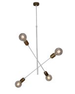 HL-3524-4 ERIC OLD COPPER & BLACK PENDANT HOMELIGHTING 77-3799