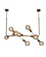 HL-3524-8 ERIC OLD BRONZE & WHITE PENDANT HOMELIGHTING 77-3806