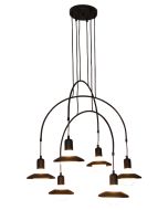 HL-3528-6 EVERDINA BLACK PENDANT HOMELIGHTING 77-3826