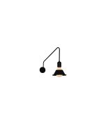 HL-3549-1L  MALA BLACK WALL LAMP HOMELIGHTING 77-3967