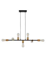 SE21-AB-85 CODY ANTIQUE BNRASS & BLACK METAL PENDANT Δ4 HOMELIGHTING 77-8240