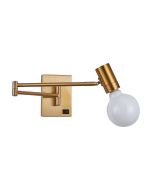 SE21-GM-52 ADEPT GOLD MATT WALL LAMP B3 HOMELIGHTING 77-8279