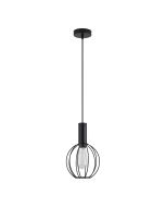 SE21-BL-4-GR2 ADEPT TUBE Black Pendant Black Metal Grid+ HOMELIGHTING 77-8533