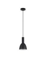 SE21-BL-4-MS2 ADEPT TUBE Black Pendant Black Metal Shade+ HOMELIGHTING 77-8547