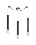 SE21-BL-5-BL3 ADEPT TUBE BLACK Black Pendant+ HOMELIGHTING 77-8670