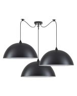 SE21-BL-B10-BL3-MS50 ADEPT PENDANT Black Metal Pendant+ HOMELIGHTING 77-8723