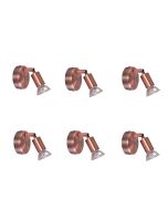 SE 140-C1 (x6) Saba Packet Copper adjustable spotlight+ HOMELIGHTING 77-8843