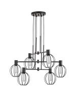 SE21-BL-100-GR2 ADEPT PENDANT Black Metal Pendant Black Metal Grid+ HOMELIGHTING 77-8878