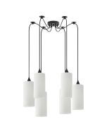 SE21-BL-4-BL6-GL3 ADEPT TUBE  Pendant White Glass+ HOMELIGHTING 77-9004