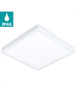 Πλαφονιέρα Λευκή Τετράγωνη 28,5cm IP44 LED Panel 20w 3000K 2400lm Eglo Fueva 5 99268