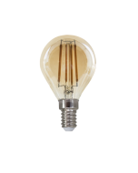 LED FILAMENT E14 DIM G45 AMBER 5W 2700K 230V AC 620LM RA80 ACA BOVA5WWDIMAM