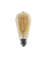 LED FILAMENT E27 ST64  AMBER 8W 2700K 230V AC 900LM RA80 ACA CONDI8WWAM