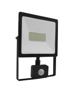 BLACK SENSOR LED SMD FLOOD LUMINAIRE IP66 50W 3000K 4000Lm 230V RA80 ACA Q5030S