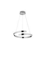 Parma Μοντέρνο Κρεμαστό Φωτιστικό με Ενσωματωμένο LED σε Λευκό Χρώμα Trio Lighting R37071106