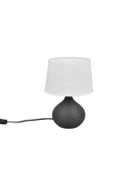 Martin Πορτατίφ με Λευκό Καπέλο και Καφέ Βάση Trio Lighting R50371026