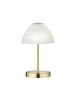 queen Πορτατίφ με Λευκό Καπέλο και Χρυσή Βάση Trio Lighting R52021108