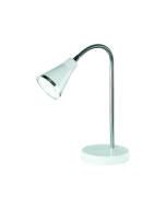 Arras Φωτιστικό Γραφείου LED με Εύκαμπτο Βραχίονα σε Λευκό Χρώμα Trio Lighting R52711101