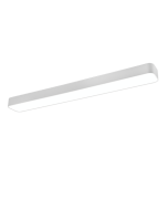 Asterion Μοντέρνα Μεταλλική Πλαφονιέρα Οροφής με Ενσωματωμένο LED σε Λευκό χρώμα 118.5cm Trio Lighting R62451931