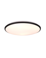 Limbus Κλασική Μεταλλική Πλαφονιέρα Οροφής με Ενσωματωμένο LED σε Μαύρο χρώμα 50cm Trio Lighting R67021932