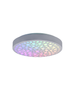 Chizu Μοντέρνα Πλαστική Πλαφονιέρα Οροφής με Ενσωματωμένο LED σε Λευκό χρώμα 40cm Trio Lighting R67161131