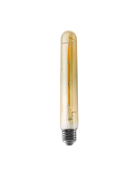 LED FILAMENT E27 DIM T30 AMBER 185mm 4W 2700K 230V AC  480LM RA80 ACA TORU1854WWDIMAM