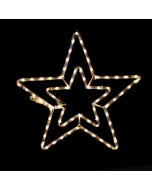 "DOUBLE STARS" 72 LED ΣΧΕΔΙΟ 3m ΜΟΝΟΚΑΝΑΛ ΦΩΤΟΣΩΛ ΘΕΡΜΟ ΛΕΥΚΟ ΜΗΧΑΝΙΣΜΟ FLASH IP44 55cm 1.5m ΚΑΛΩ ACA X0818131