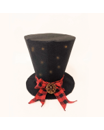 "BLACK FABRIC HAT", 20 WW LED ΛΑΜΠΑΚ. ΜΠΑΤ 3ΑΑ IP20 Φ26Χ25CM ACA X11201111