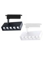 InLight Σποτ 20W μονοφασικής ράγας σε μαύρο χρώμα T1-05800-Black