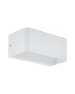 Eglo Sania Μοντέρνο Φωτιστικό Τοίχου με Ενσωματωμένο LED και Θερμό Λευκό Φως σε Λευκό Χρώμα Πλάτους 20cm 98422