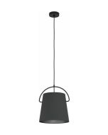 Eglo Granadillos Κλασικό Κρεμαστό Φωτιστικό Μονόφωτο με Ντουί E27 σε Μαύρο Χρώμα 39865