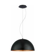 Eglo Gaetano Μοντέρνο Κρεμαστό Φωτιστικό Μονόφωτο Καμπάνα με Ντουί E27 σε Μαύρο Χρώμα 94938
