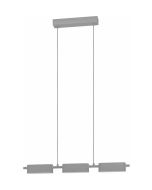 Eglo Rovira Μοντέρνο Κρεμαστό Φωτιστικό Ράγα με Ενσωματωμένο LED σε Γκρι Χρώμα 99819