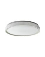 Eglo Seluci Κλασική Πλαστική Πλαφονιέρα Οροφής με Ενσωματωμένο LED σε Λευκό χρώμα 49cm 99779