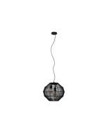 Eglo Orbetello Μοντέρνο Κρεμαστό Φωτιστικό Τρίφωτο Μπάλα με Ντουί E27 σε Μαύρο Χρώμα 390065