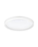 Eglo Montemorelos-Z Κλασική Μεταλλική Πλαφονιέρα Οροφής με Ενσωματωμένο LED σε Λευκό χρώμα 57cm 900409